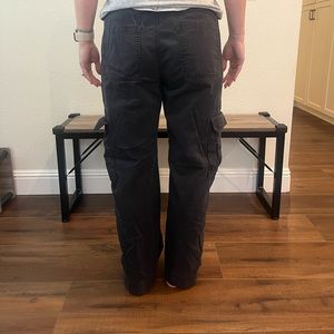 Men’s Black cargo Abercrombie and Fitch